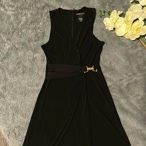 New York & Company Little Black Dress Knee Length Sleeveless Small